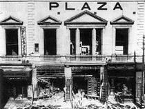 Plaza Cinema Bomb Damage